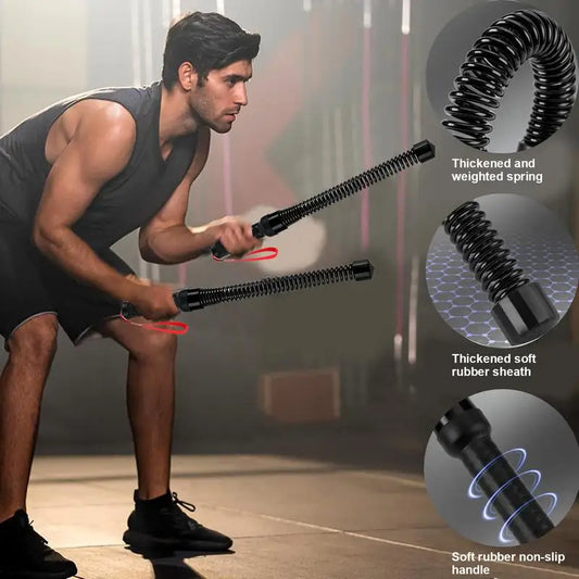Eightora™ Cordless Battle Ropes – Indoor Strength & Endurance Trainer
